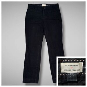 Anthropologie The Essential Slim Womens‎ Dress Pants Trousers Size 0